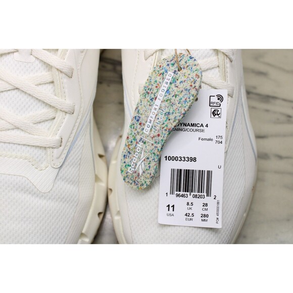 Reebok Womens Zig Dynamica 4 Running Shoes Chalk/Feegoo (US 11) NEW-100033398 - Picture 7 of 11